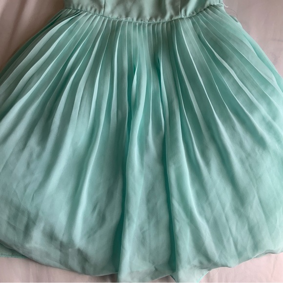 Daisy Shoppe Women’s Mint Green Poofy Mini Dress - Picture 7 of 7